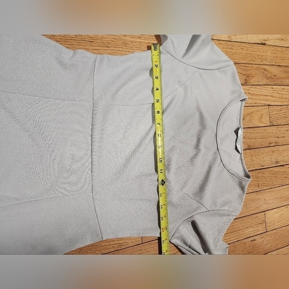 WOMEN'S Light Grey Long Sleeve Dress Size Medium - Picture 5 of 10